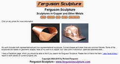 Desktop Screenshot of fergusonsculpture.com